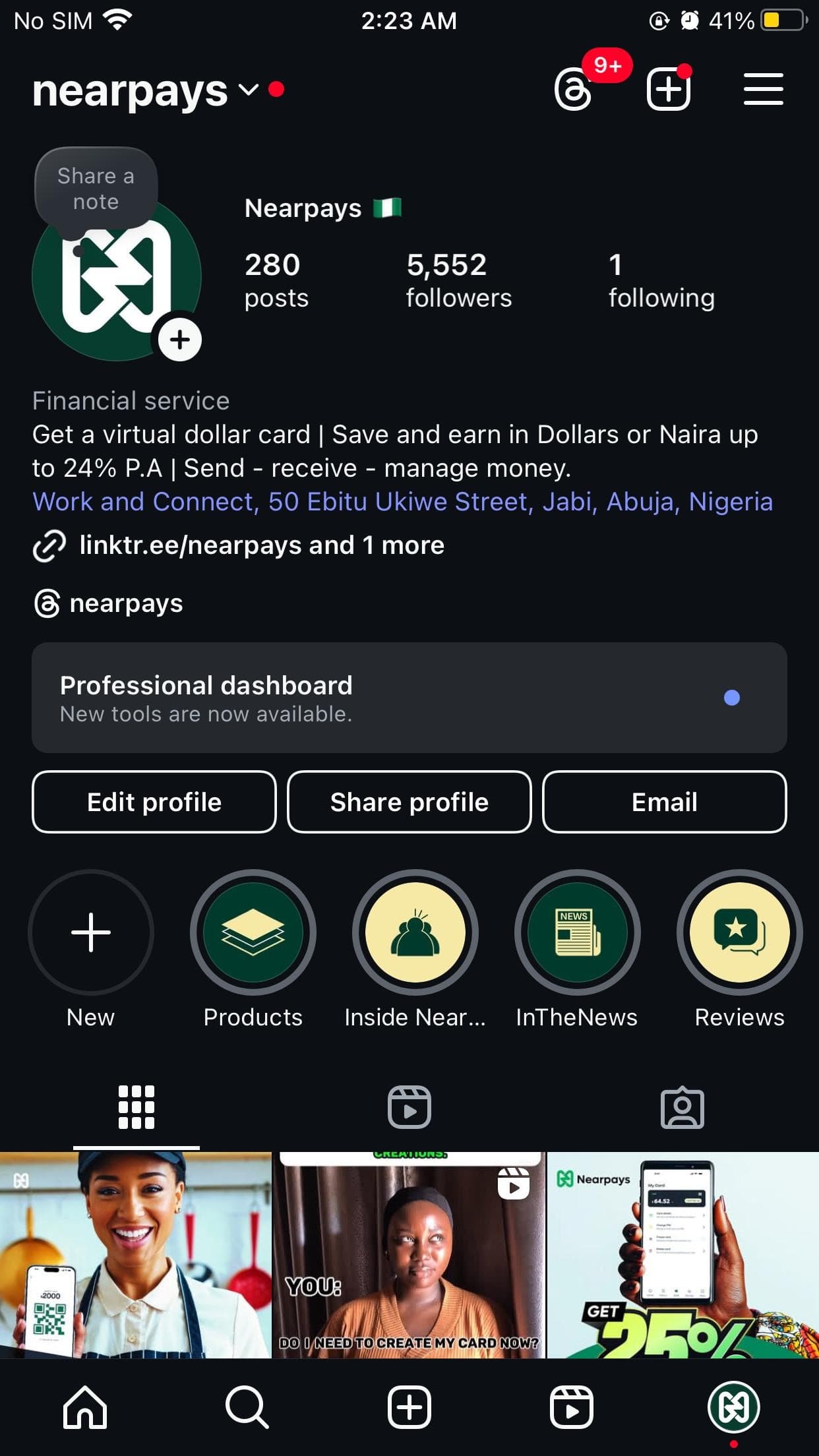 Nearpays · Instagram