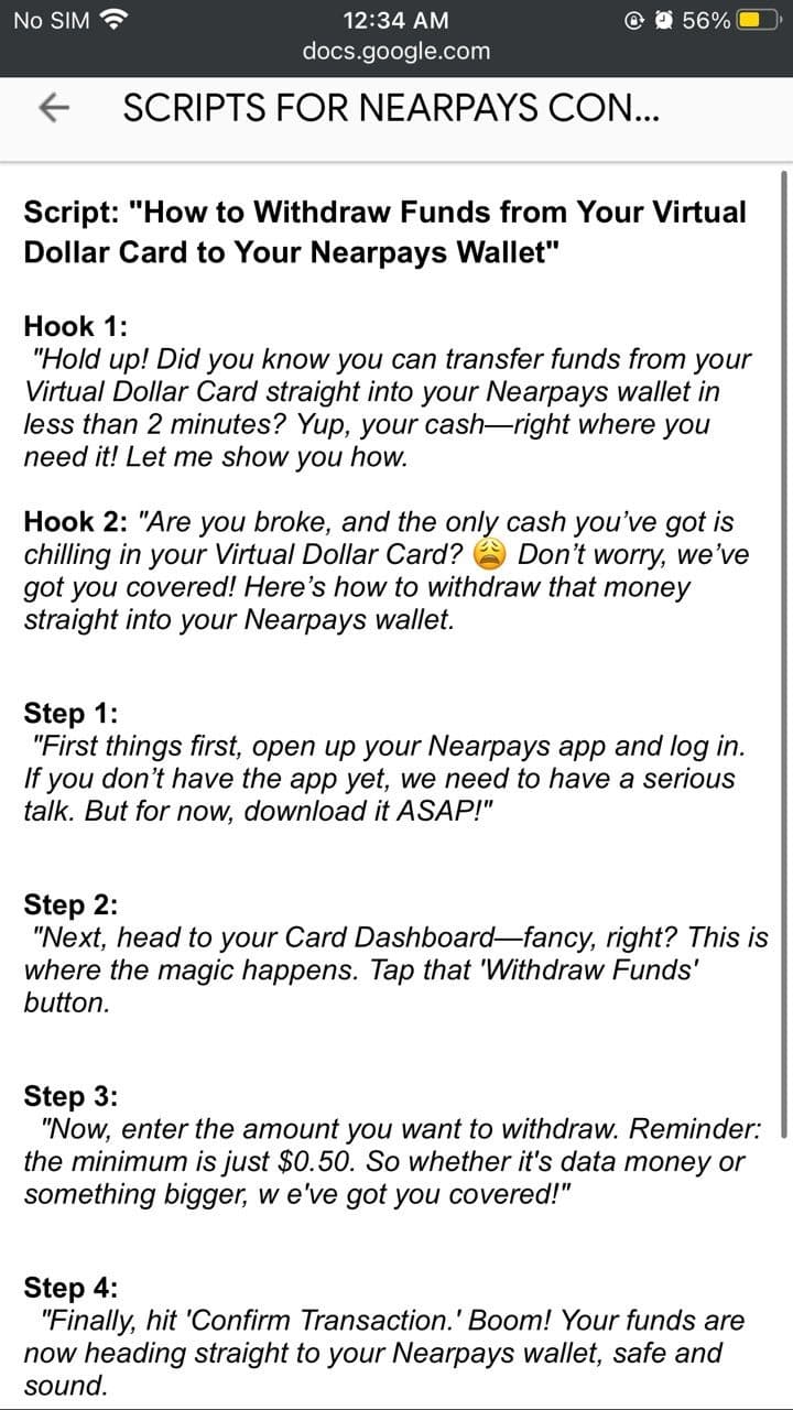 Preview of Script for Instagram Reel